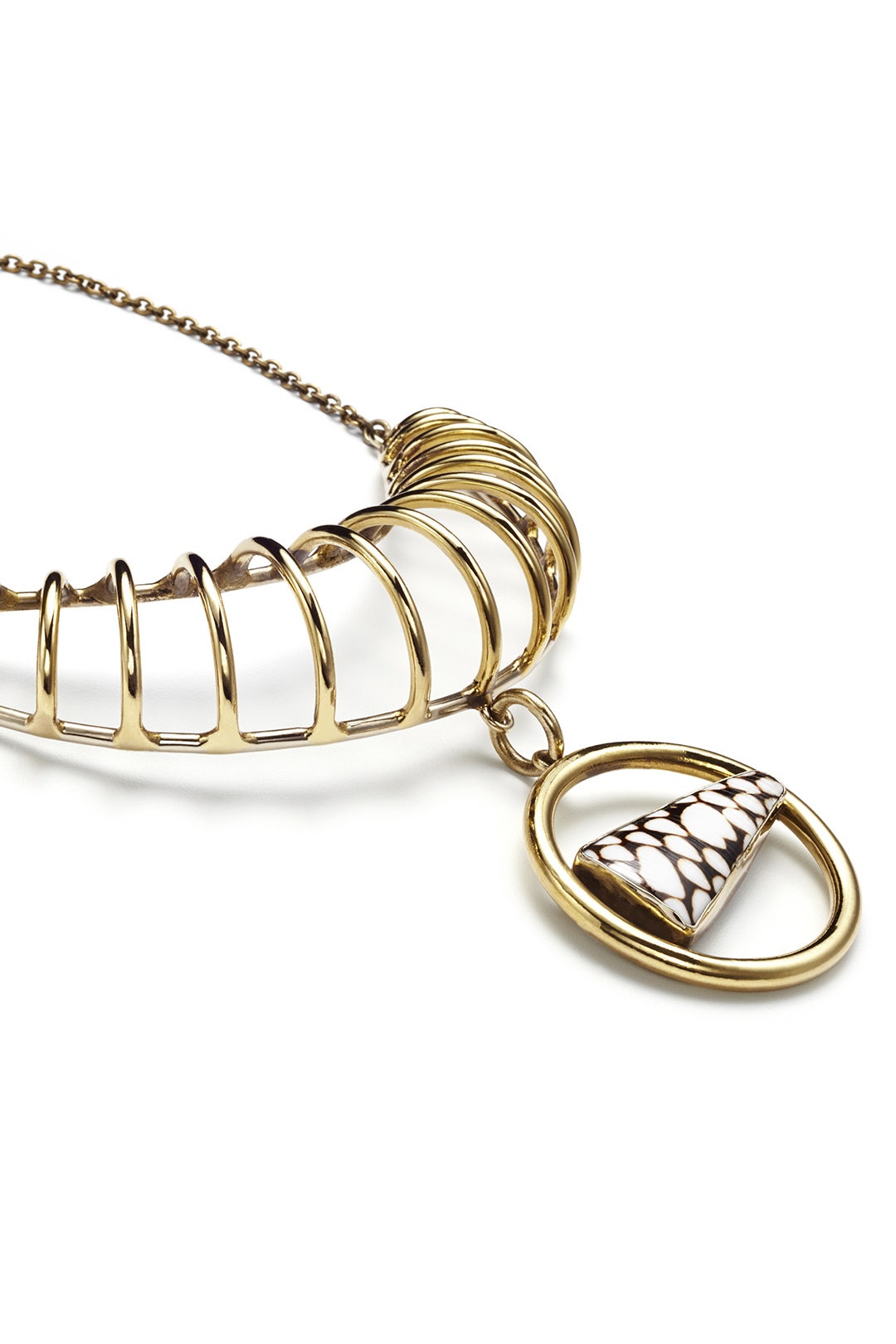 Crescent Shell Necklace by Anndra Neen 1