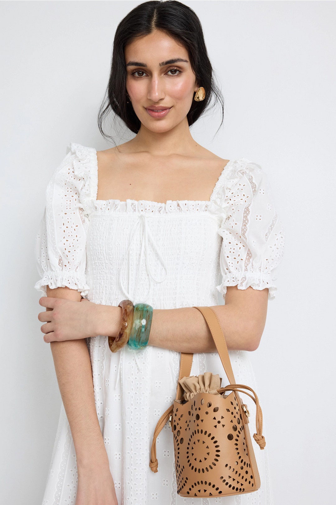 Nayarit Bucket Bag by Cleobella Handbags 1
