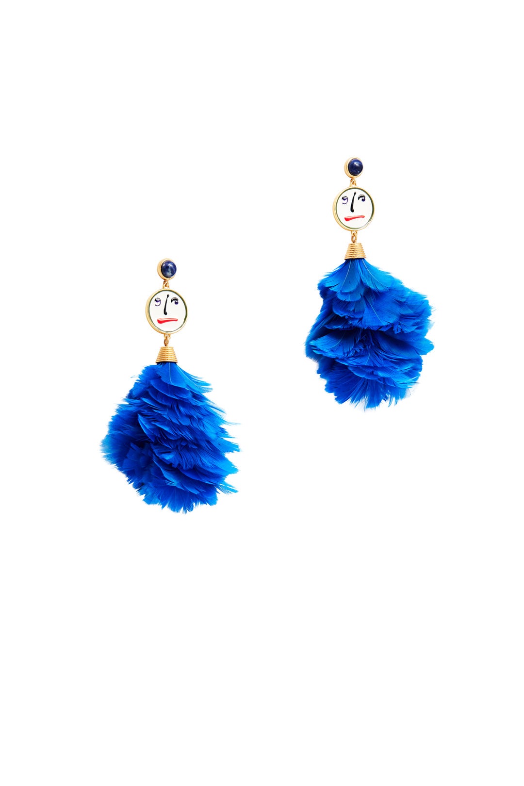 Conversational Feather Earrings by Tory Burch Accessories 1