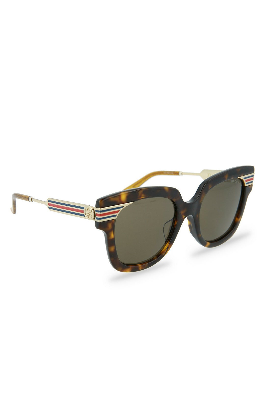 Tortoise Square Sunglasses by Gucci 1