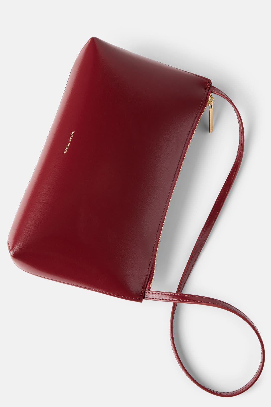 Claret Gaia Shoulder Bag by Mansur Gavriel Accessories | Rent the