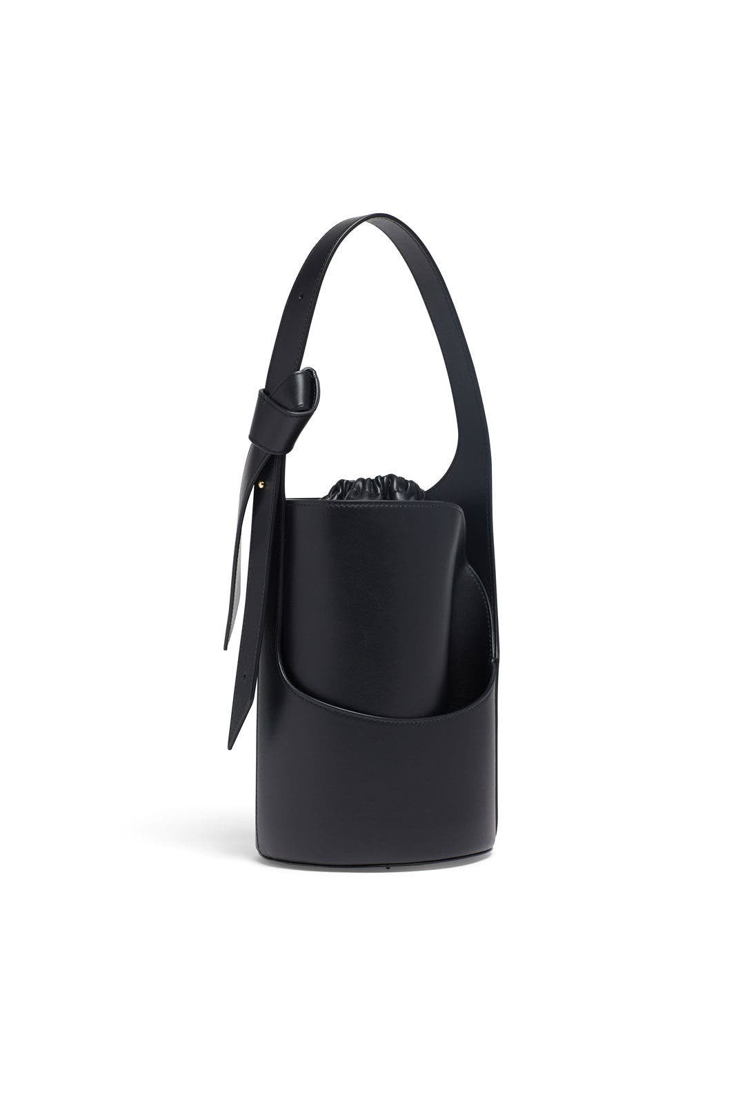 Black Lily Mini Bucket Bag by GIAQUINTO 1