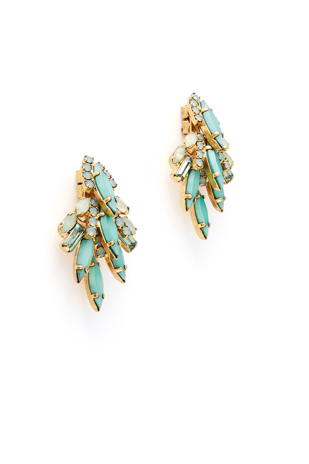Seafoam Lil' Billie Earrings by Elizabeth Cole 1