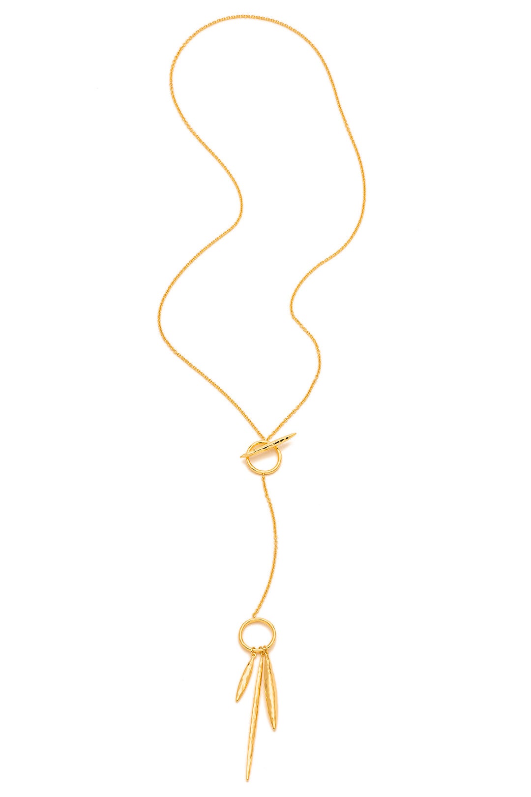 Gold Nora Toggle Necklace by Gorjana Accessories 1