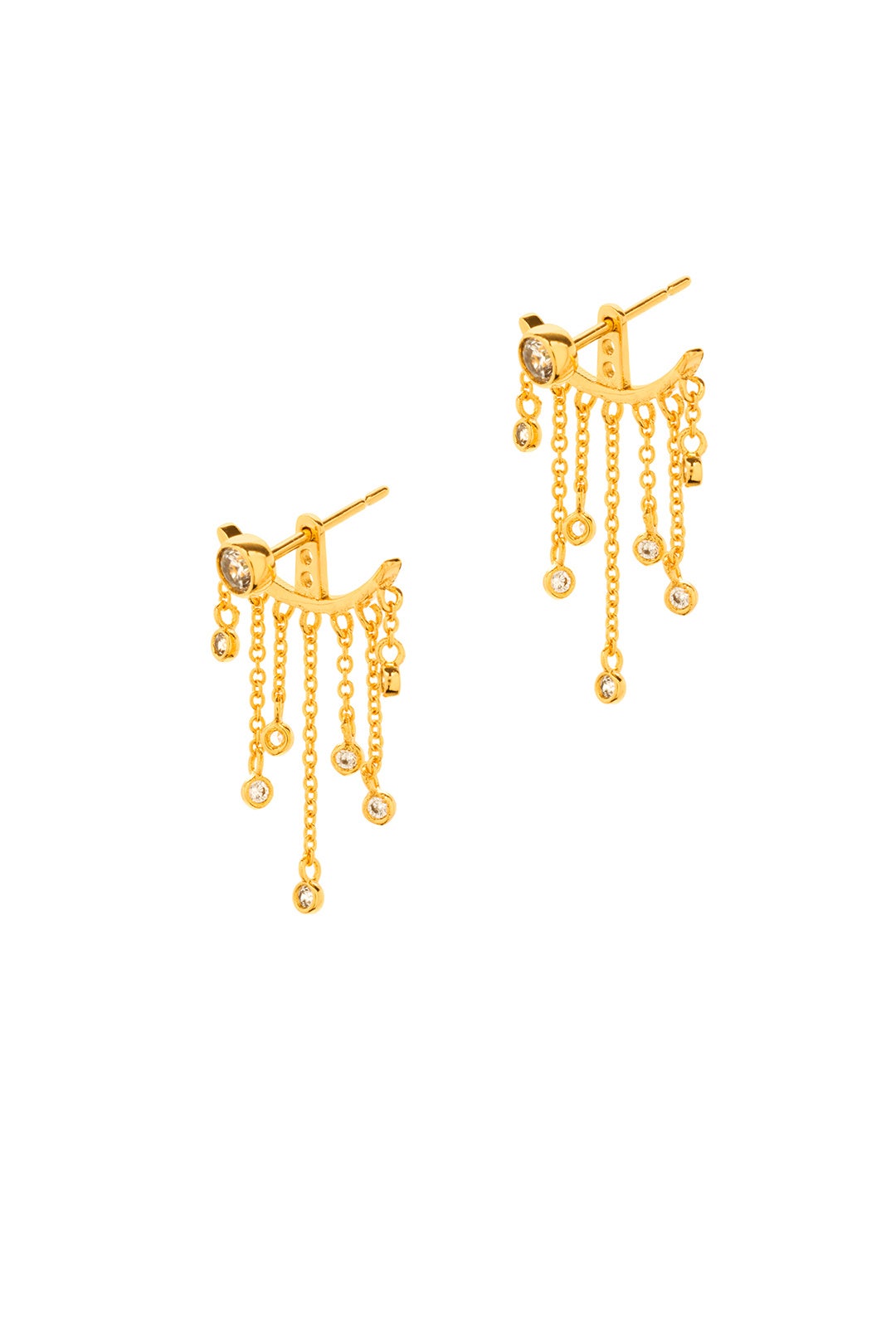 Gold Candice Shimmer Ear Jacket by Gorjana Accessories 1