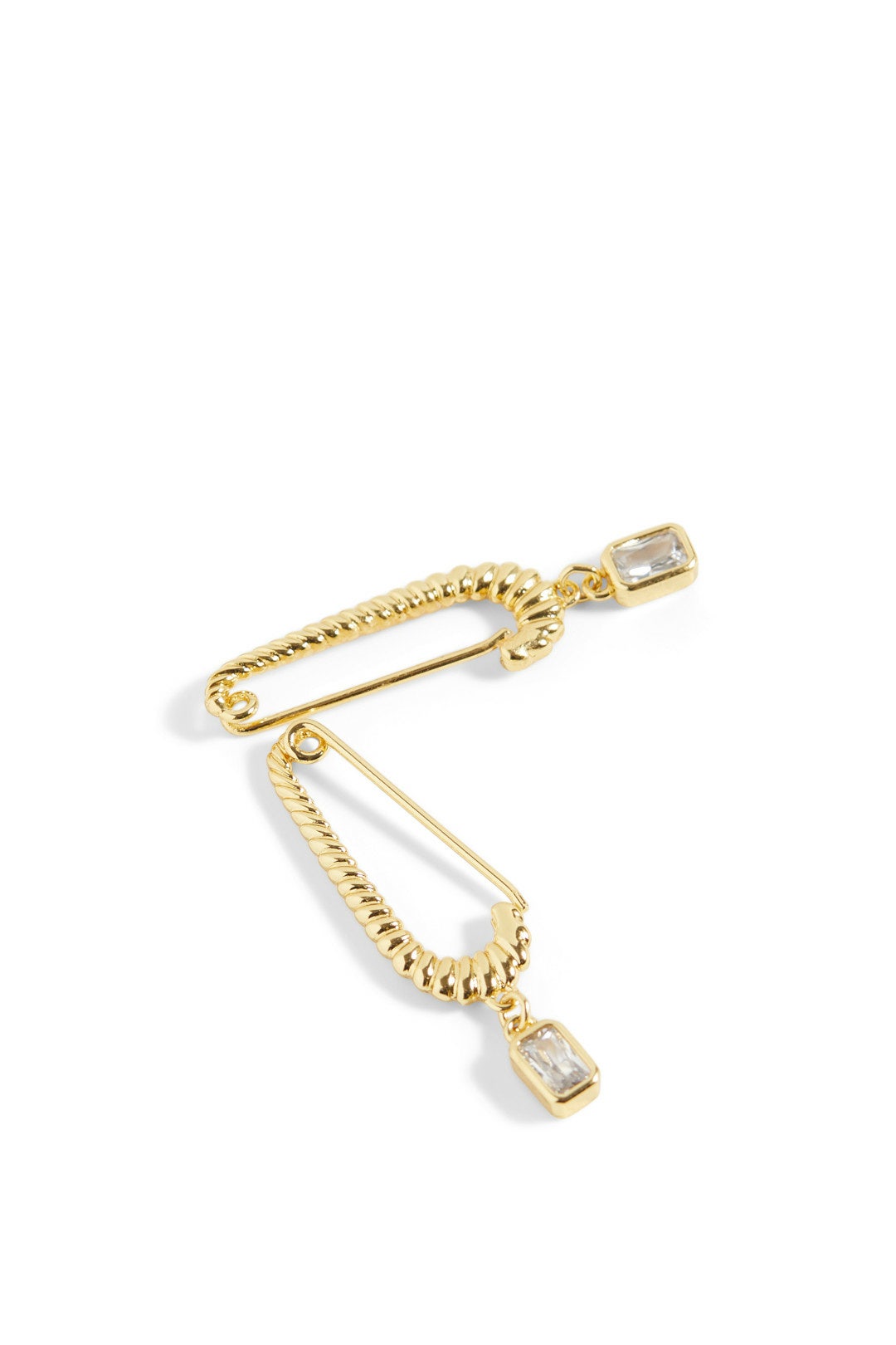Francois Safety Pin Earrings by Luv Aj 1