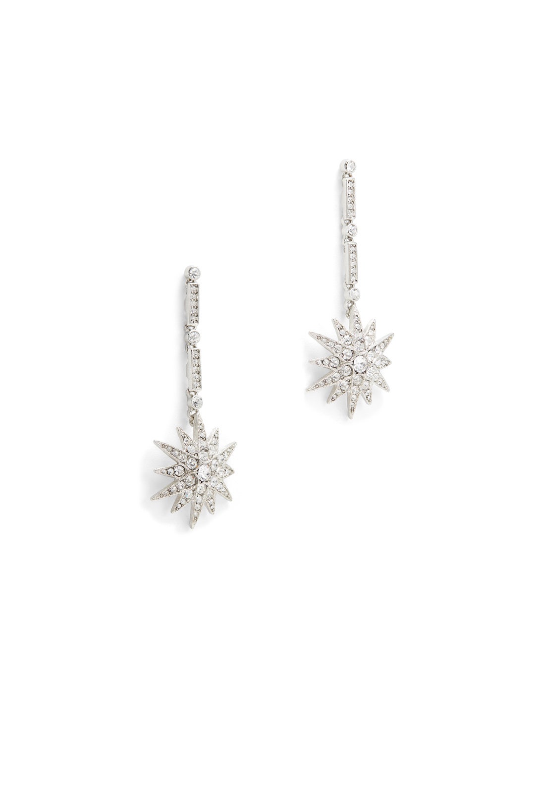 Crystal Star Drop Earrings by Kenneth Jay Lane 1