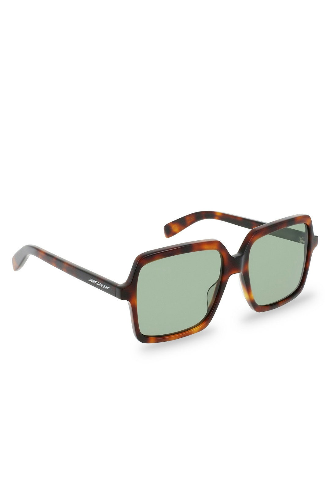 Rectangular Tortoise Sunglasses by Saint Laurent 1