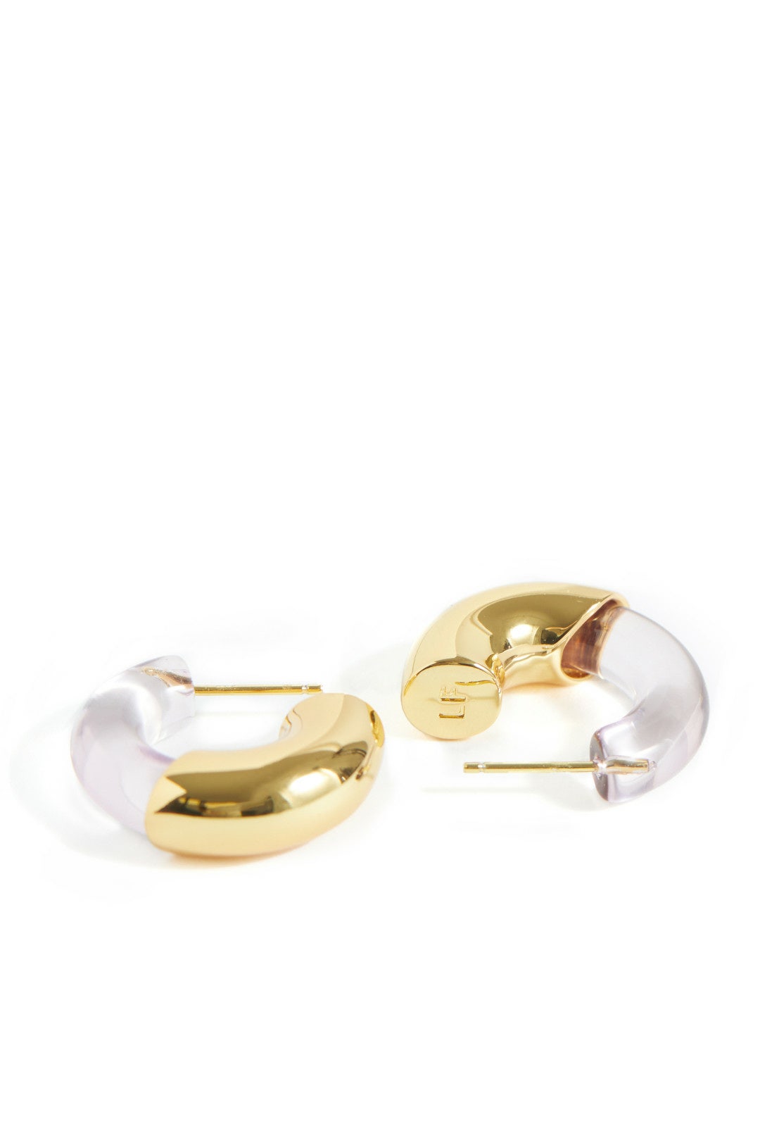 Lavender Infinity Hoops by Lizzie Fortunato 1