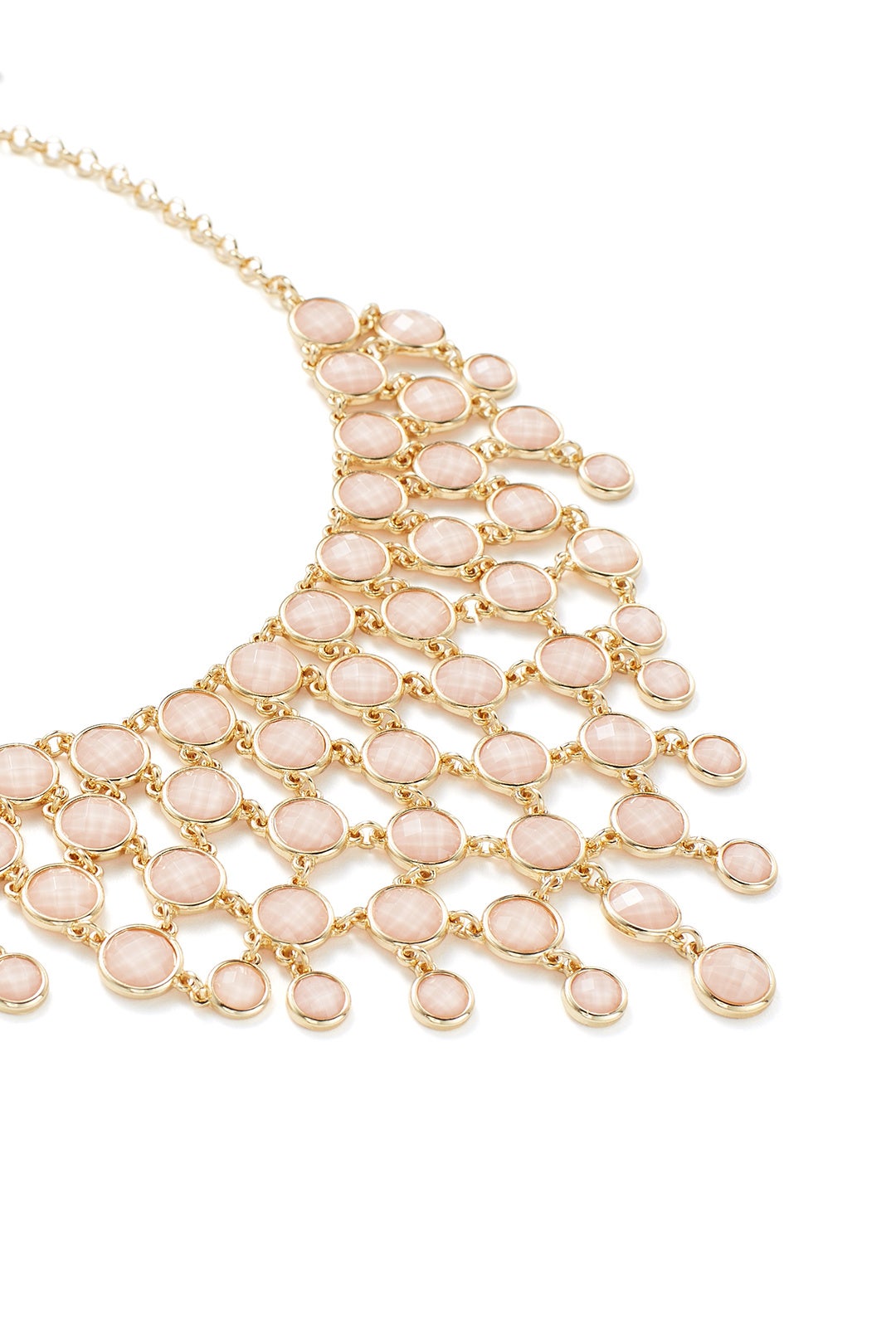 Pink Cascading Stone Necklace by Slate & Willow Accessories 1