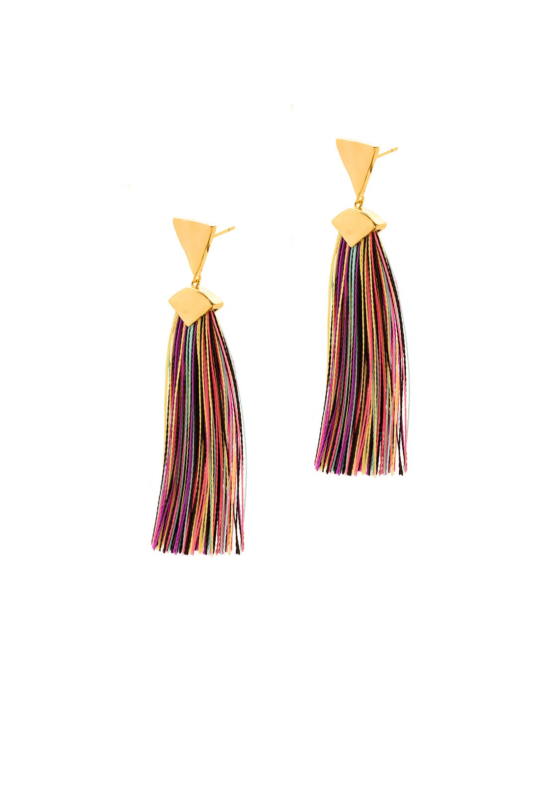 Havana Triangle Tassel Earrings by Gorjana Accessories 1