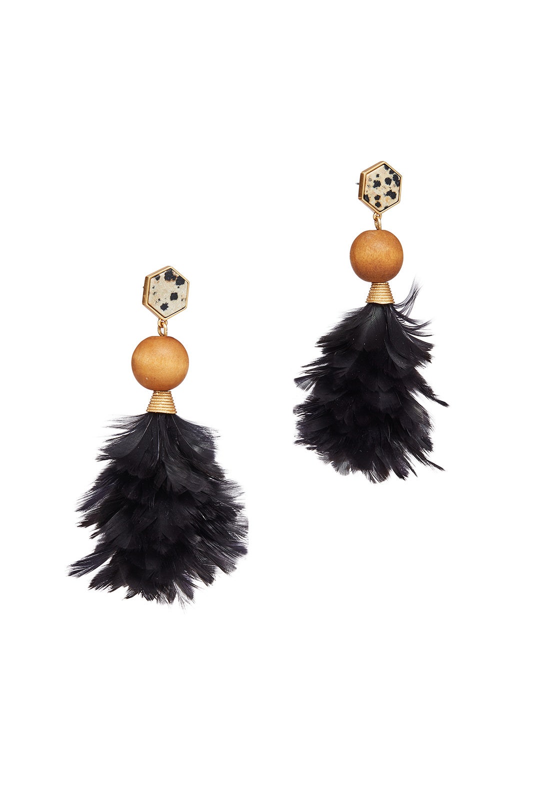 Feather Drop Earrings by Tory Burch Accessories 1