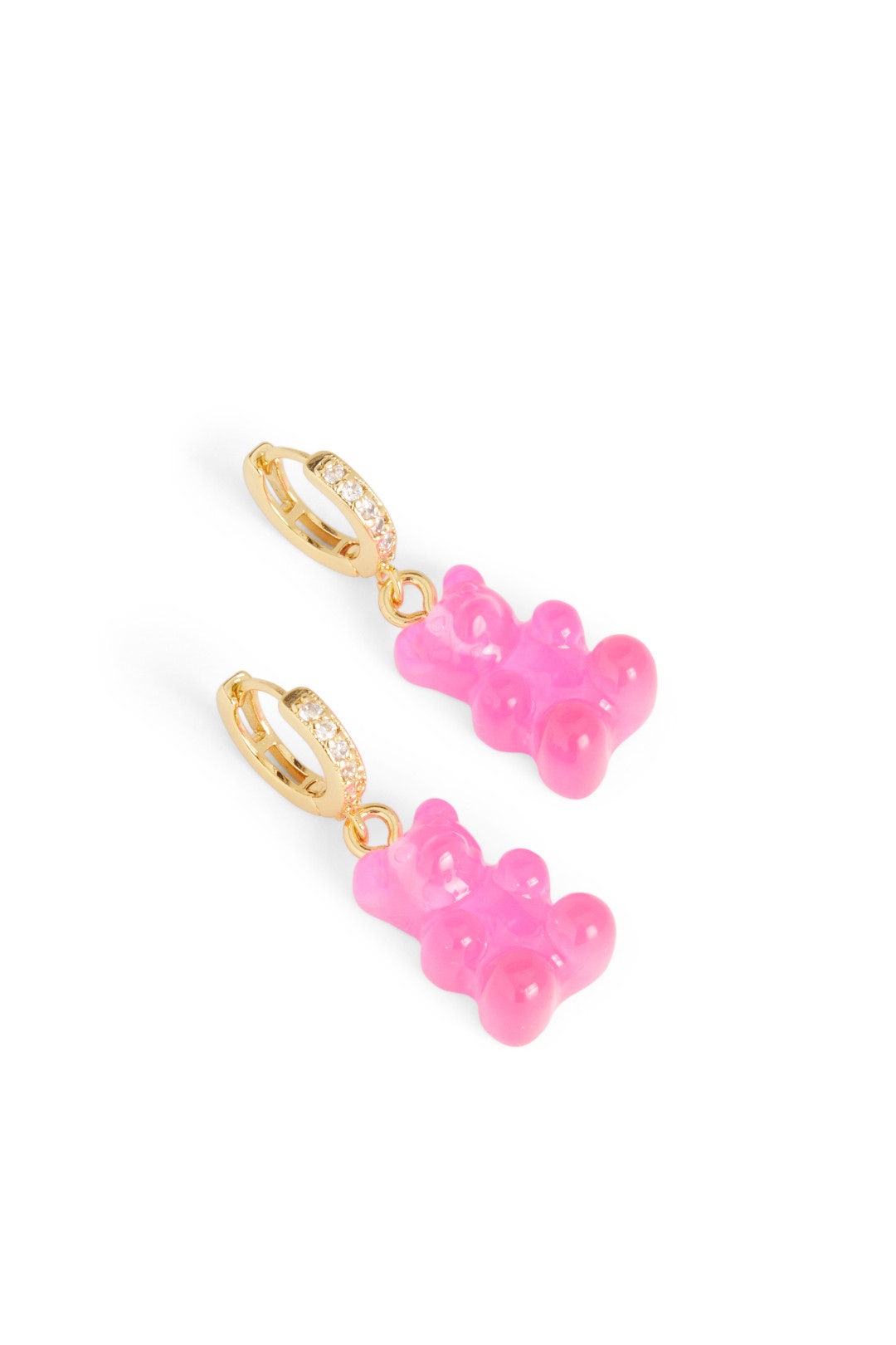 Nostalgia Bear Hoops by Crystal Haze Jewelry 1