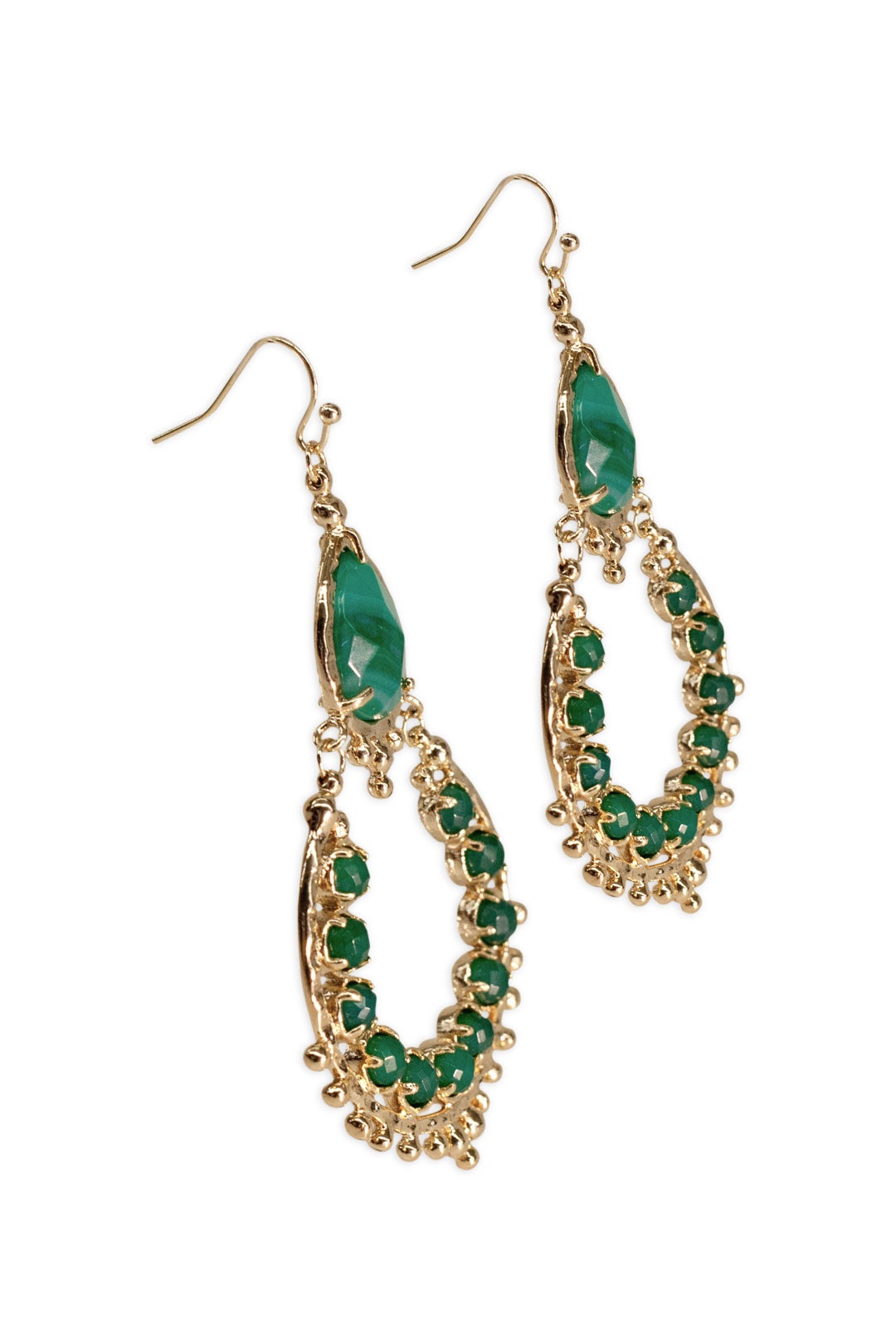 Gaia Green Agate Earring by Kendra Scott 1