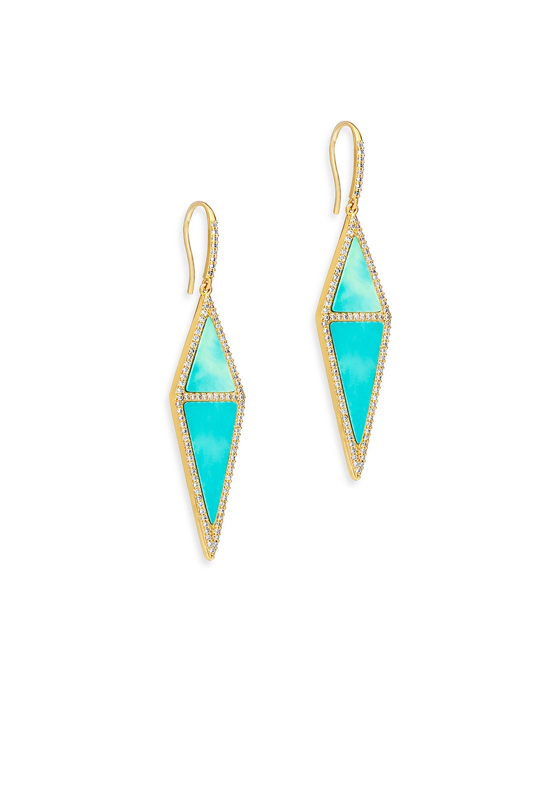 Double Diamond Earrings by Melanie Auld 1