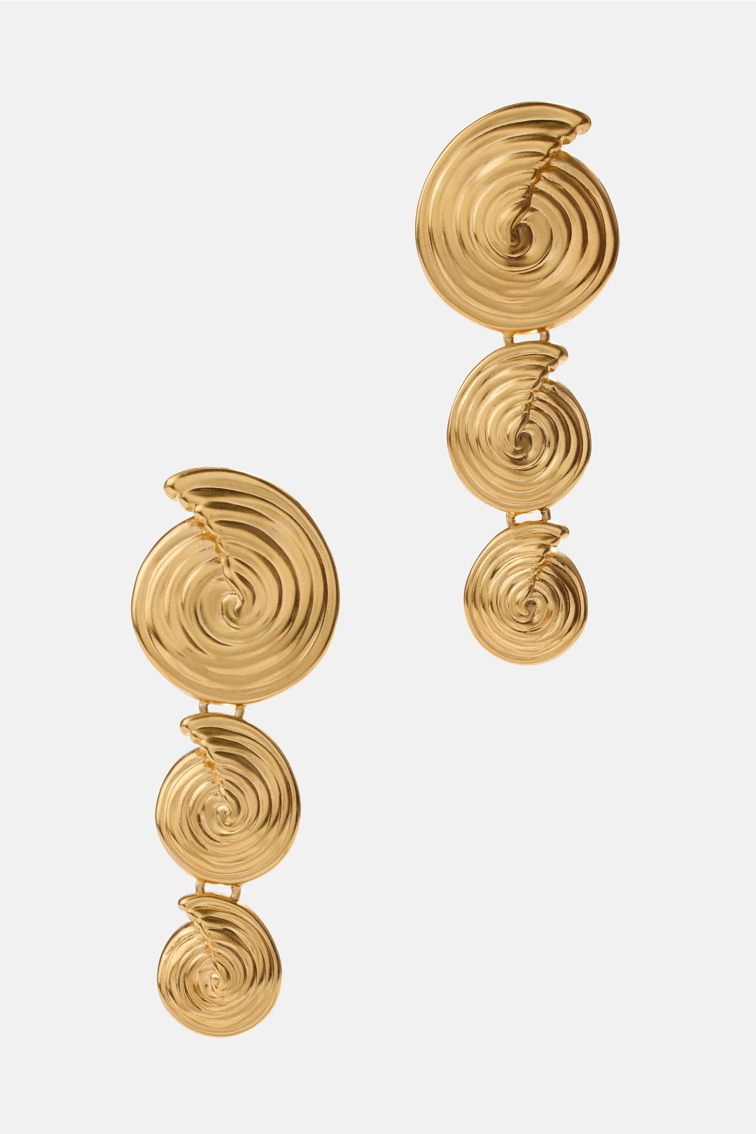 Spiral Statement Drop Earrings by Missoma 1