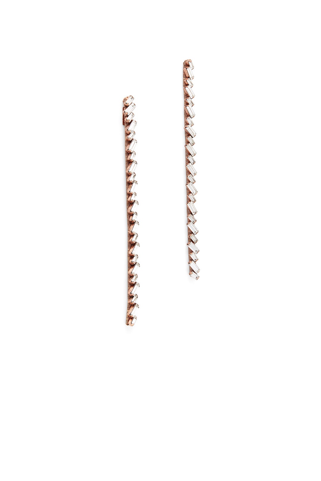 Crystal Metallic Linear Earrings by Erickson Beamon 1