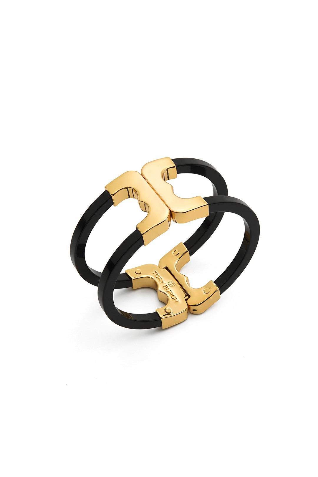Black Gemini Link Cuff by Tory Burch Accessories 1