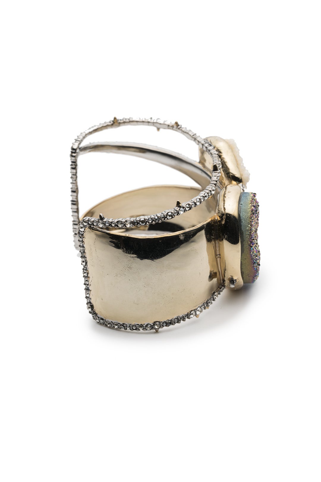 Druzy Stone Cuff by Alexis Bittar 1