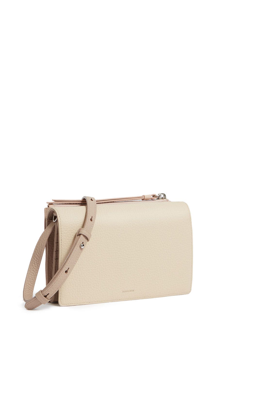 Beige Fetch Chain Wallet Bag by AllSaints 1