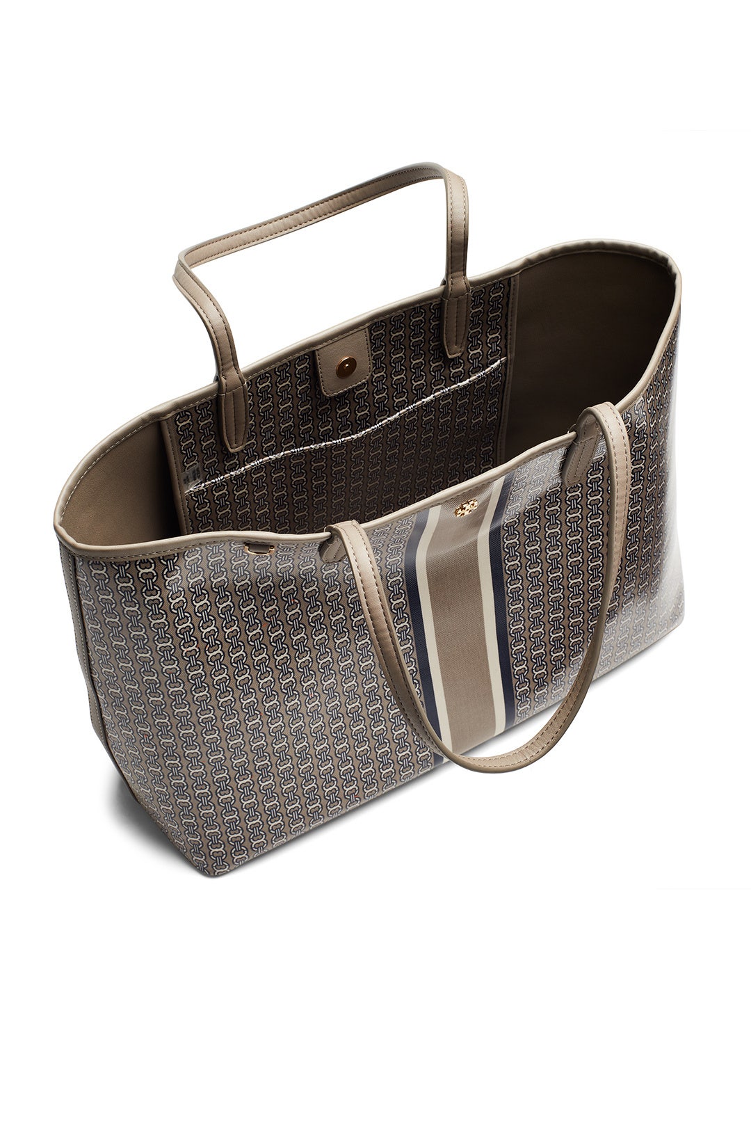 Grey Gemini Link Tote by Tory Burch Accessories 1