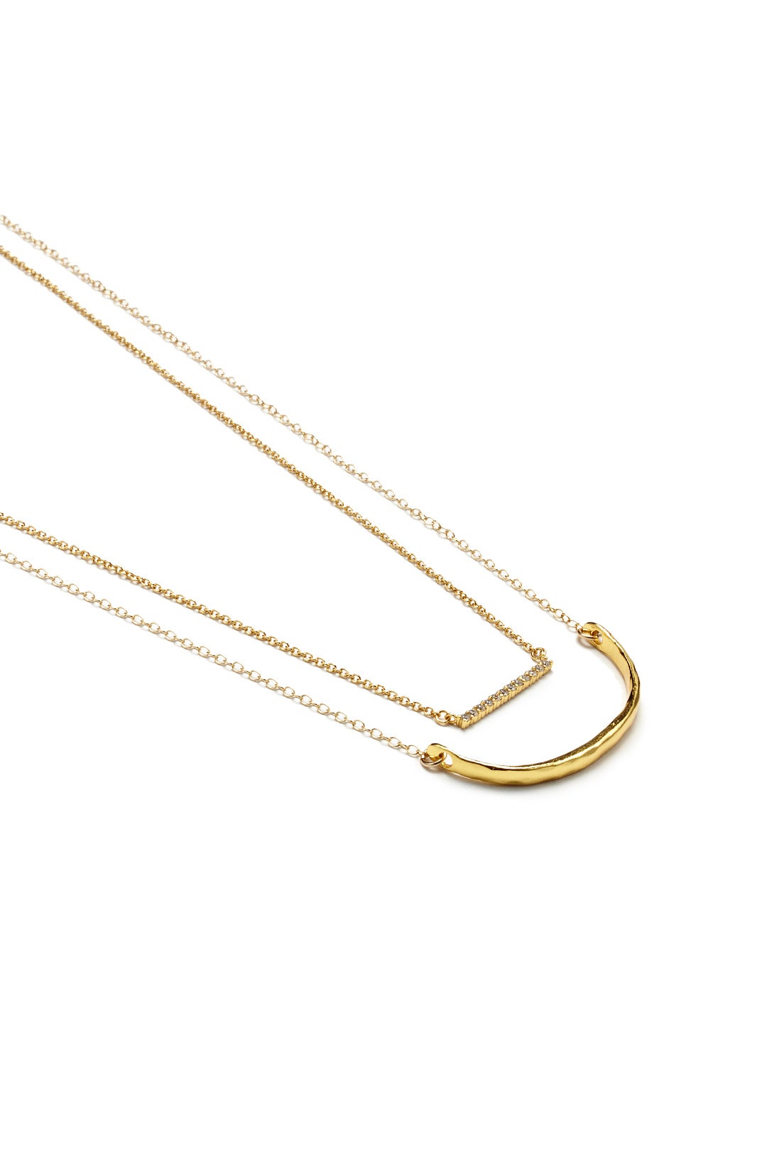 Knox Pave Necklace Set by Gorjana Accessories 1
