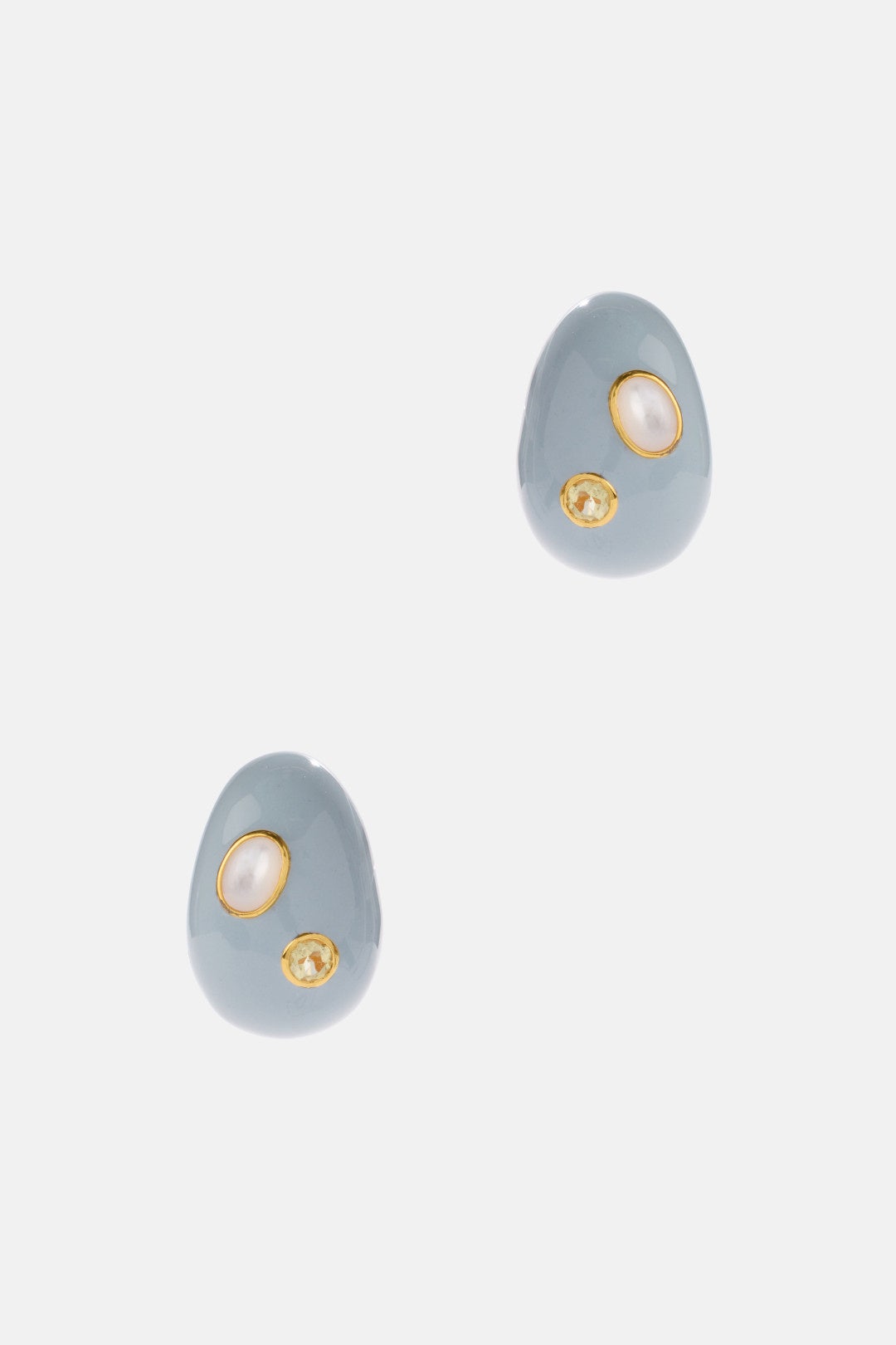 Mini Studded Arp Earrings by Lizzie Fortunato 2