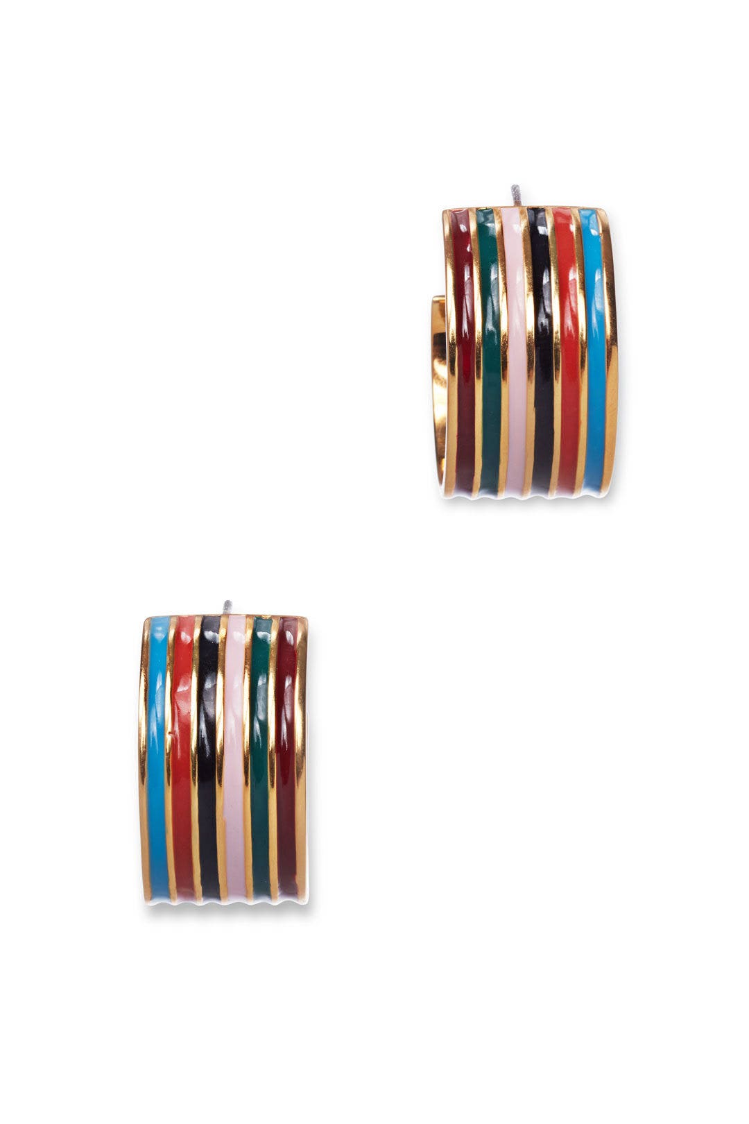 Rainbow Margot Hoops by Lizzie Fortunato 1