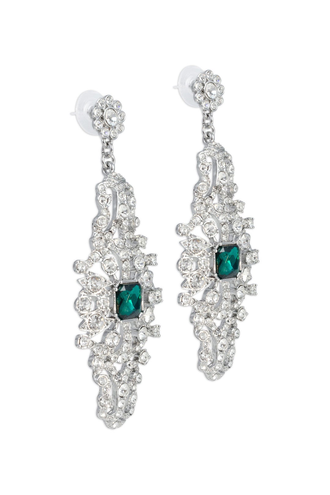 Emerald Entrance Earrings by Sequin 1