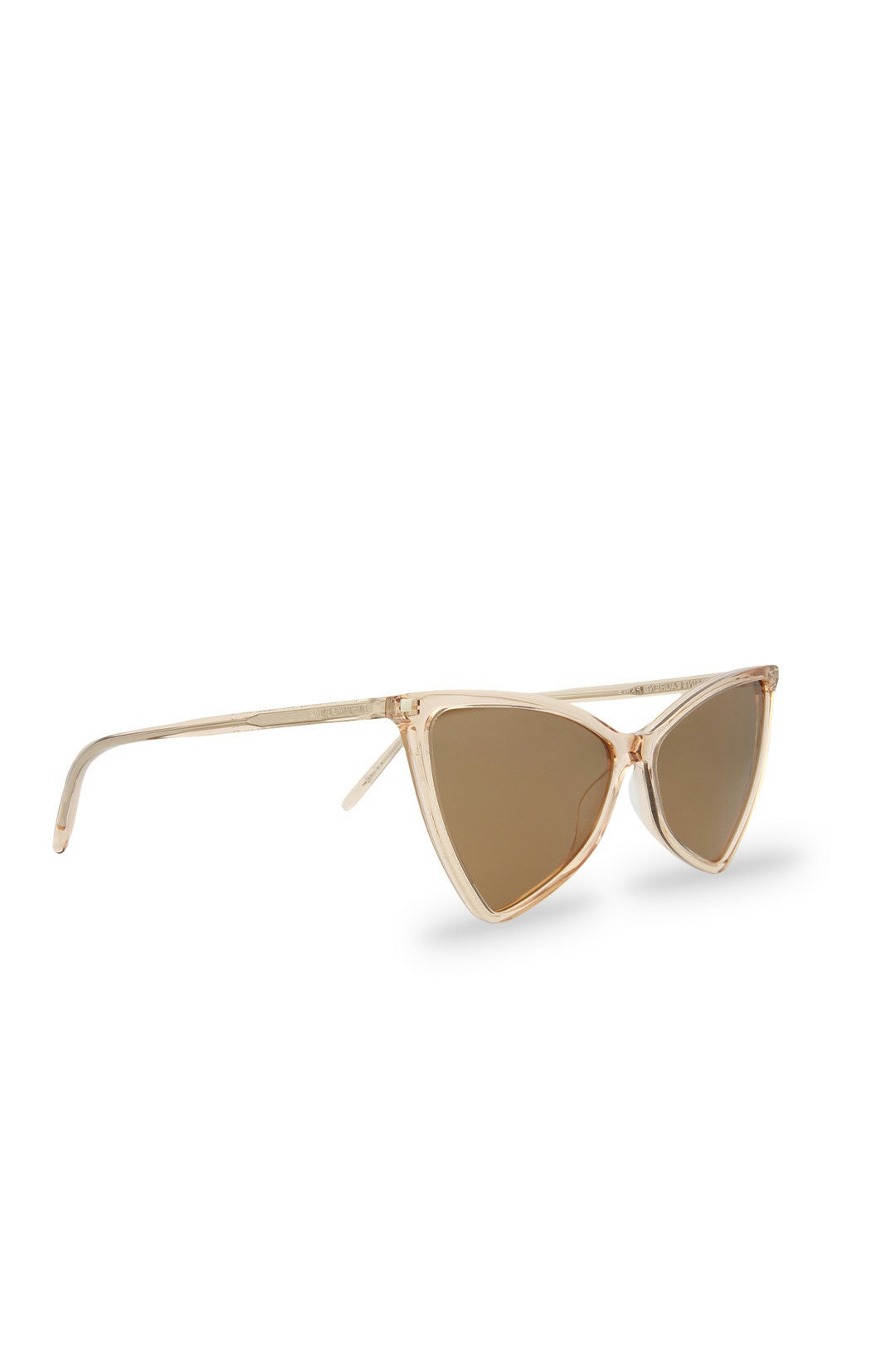 Brown Angular Sunglasses by Saint Laurent 1