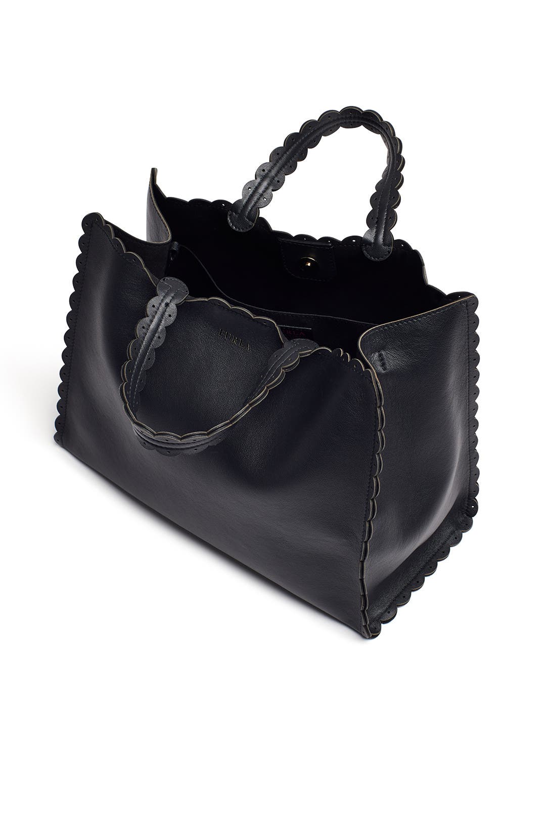 Onyx Merletto L Tote by Furla | Rent the Runway