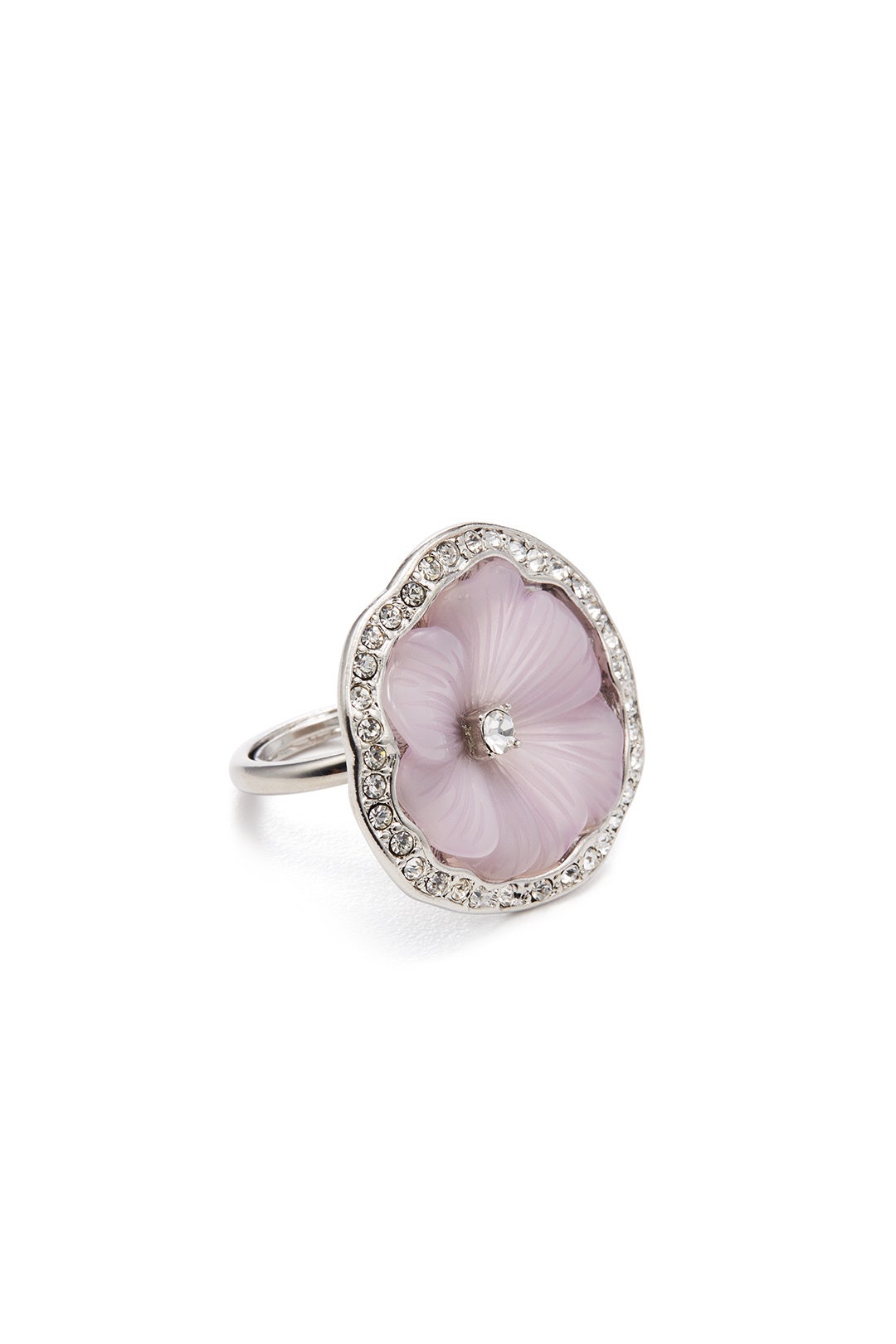 Purple Crystal Bloom Ring by Kenneth Jay Lane 1