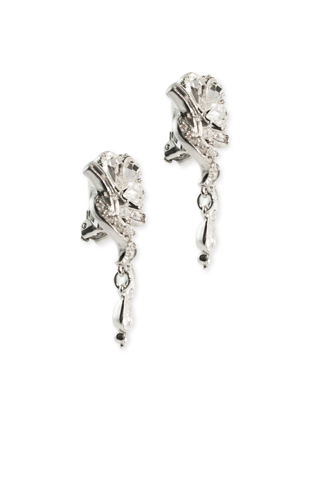 Twisted Floral Drop Earrings by Ben-Amun 1