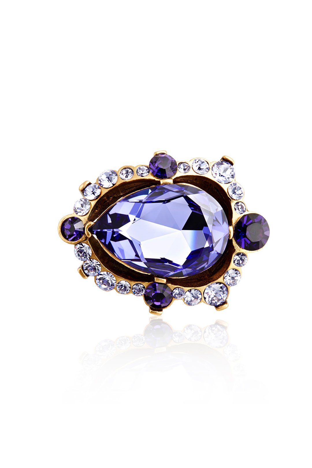 Aragon Amethyst Ring by Oscar de la Renta 1