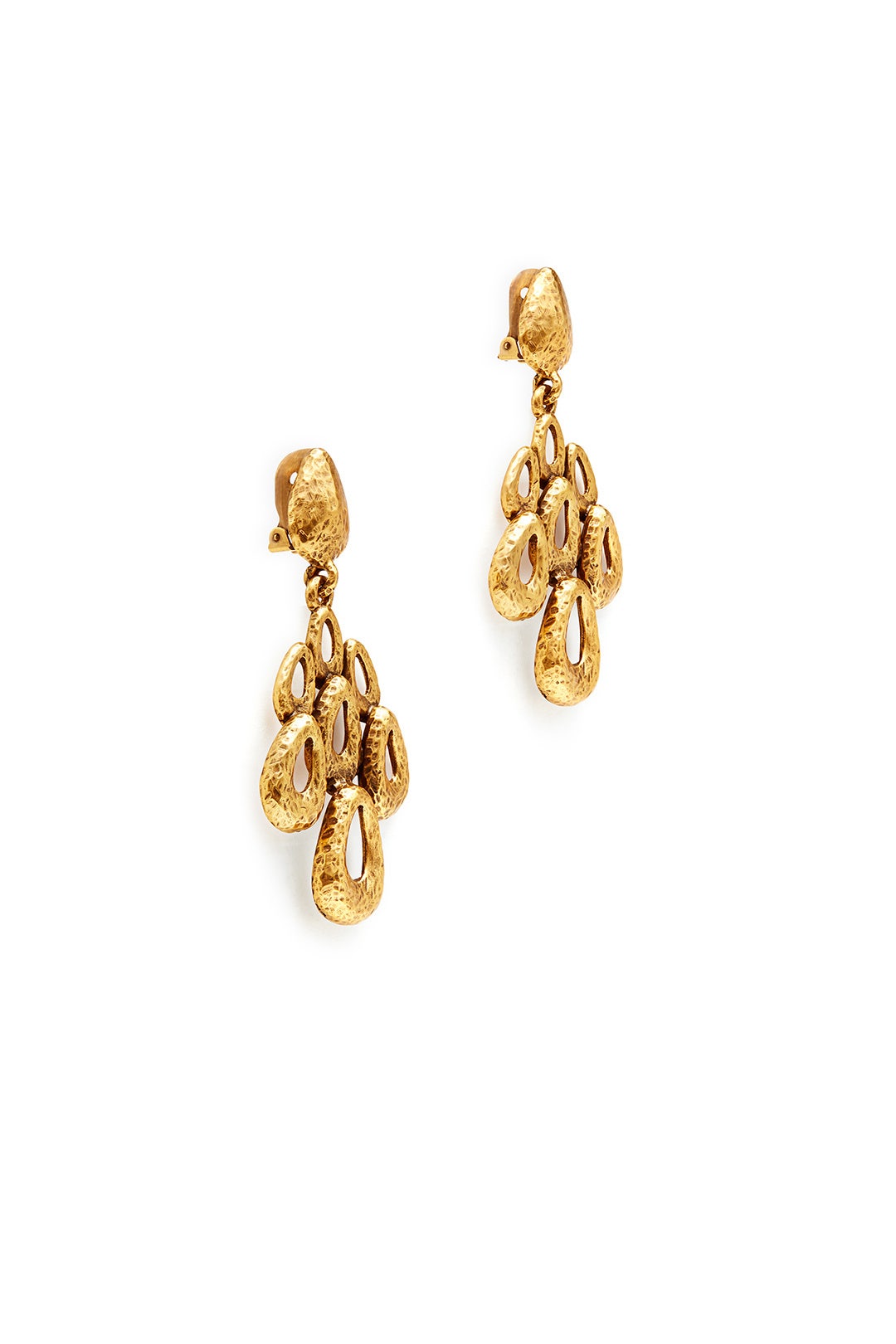 Russian Teardrop Earrings by Oscar de la Renta 1