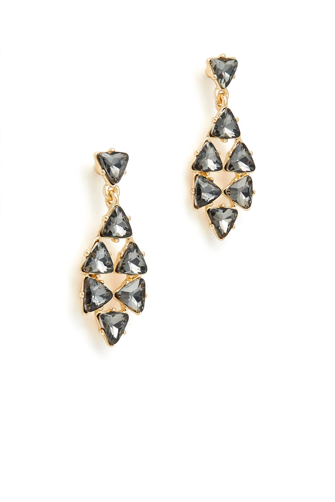 Triangle Drop Earrings by Slate & Willow Accessories 1