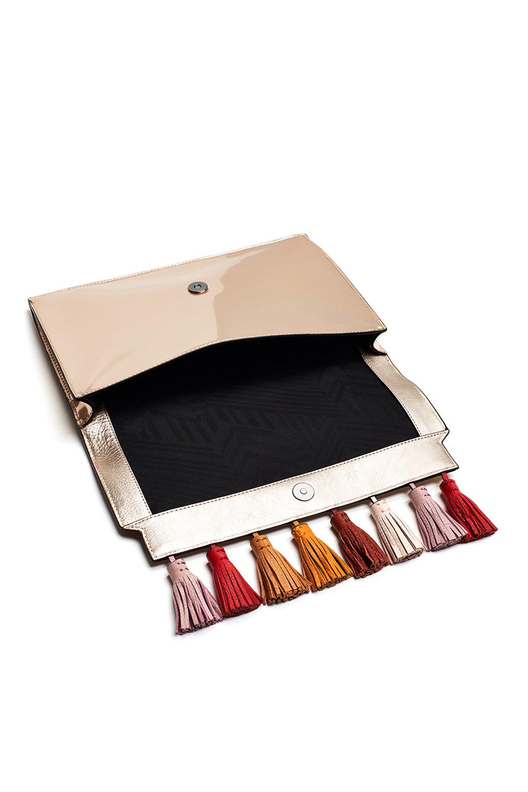 Rose Gold Tassel Sofia Clutch by Rebecca Minkoff Accessories 1
