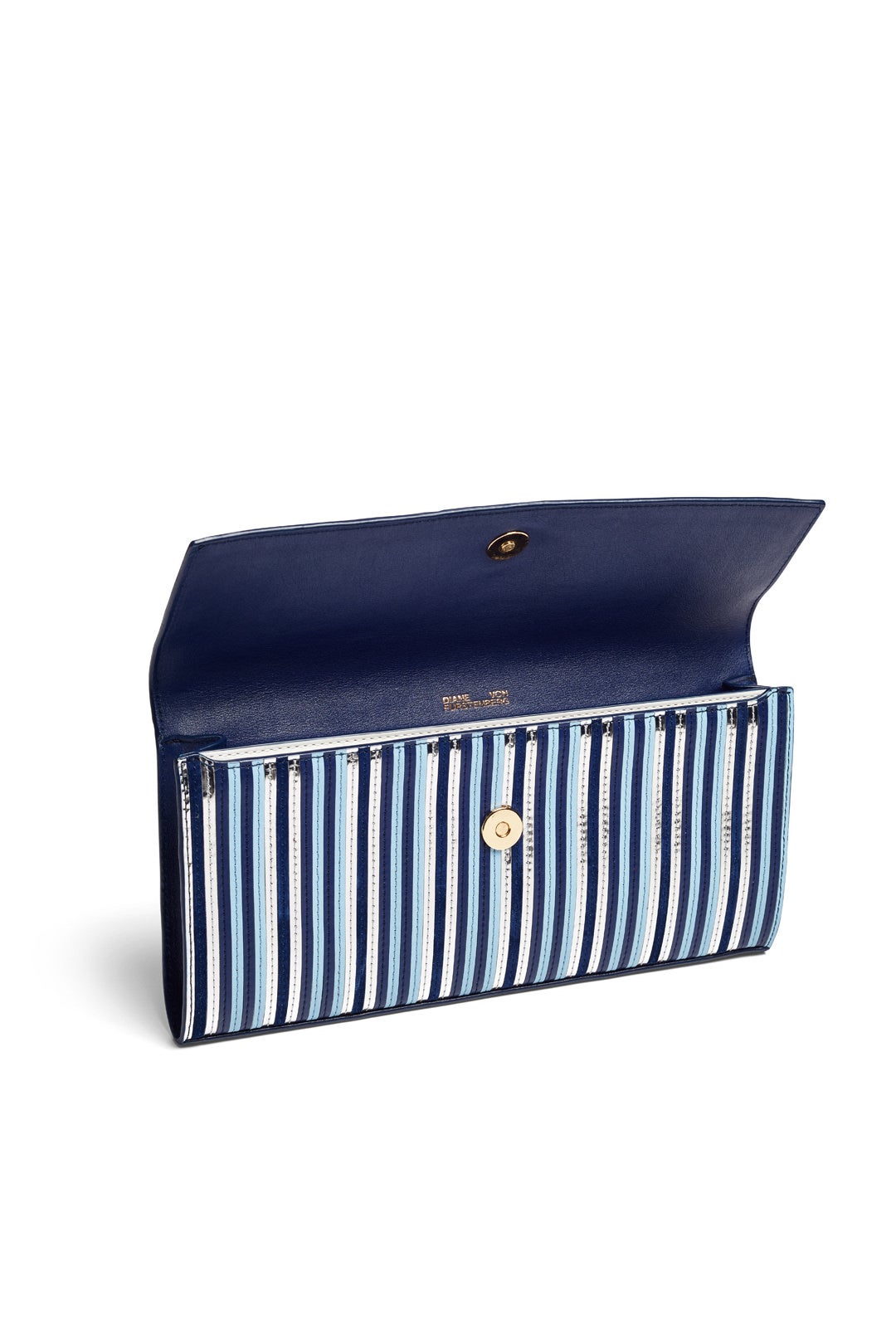 Blue East West Clutch by Diane von Furstenberg Handbags 1