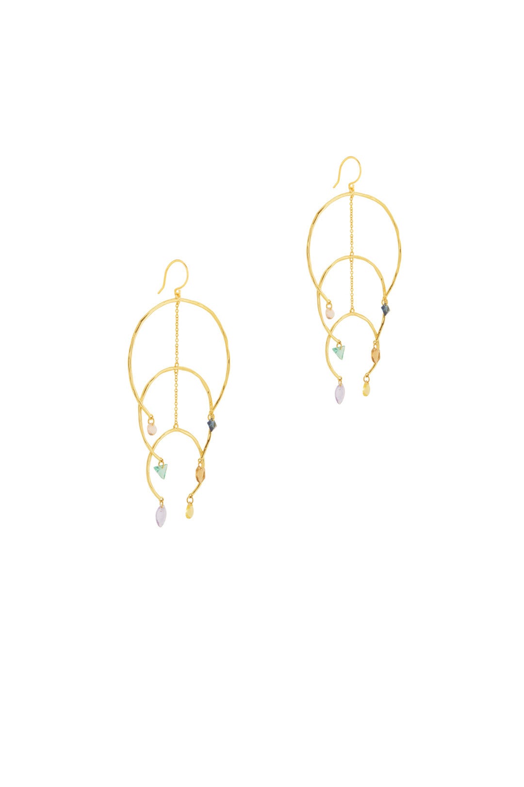 Luca Shimmer Arc Earrings by Gorjana Accessories 1