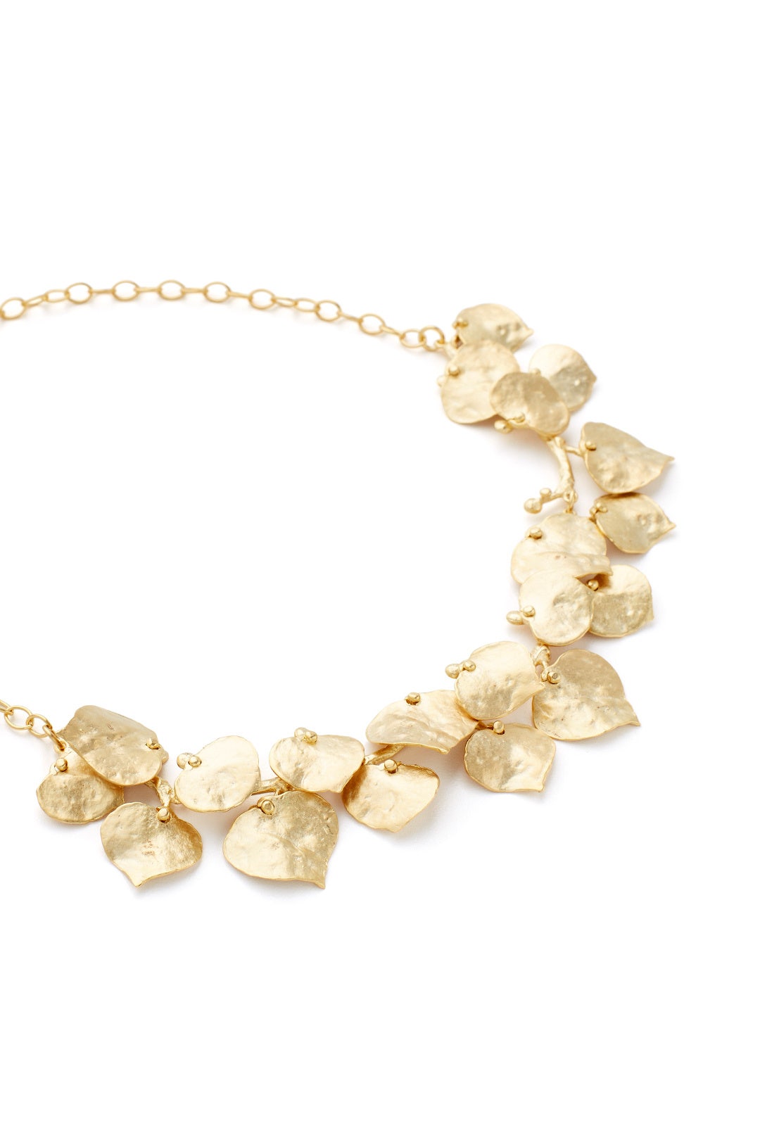 Golden Leaf Necklace by Kenneth Jay Lane 1