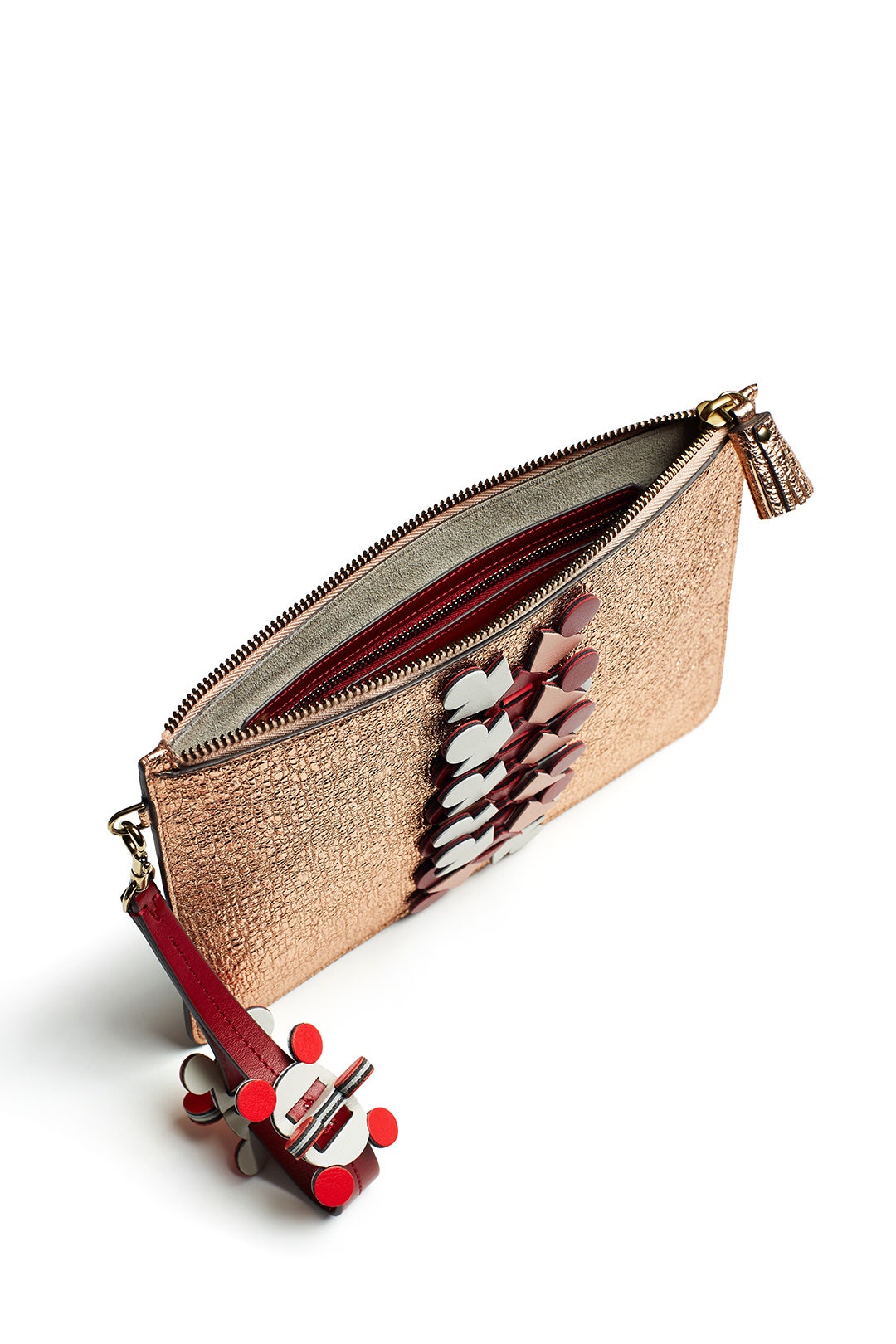 Metallic Prism Large Pouch Clutch by Anya Hindmarch 1