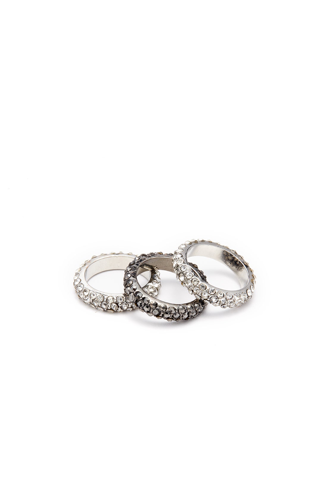 Trifecta Shimmer Rings by Slate & Willow Accessories 1