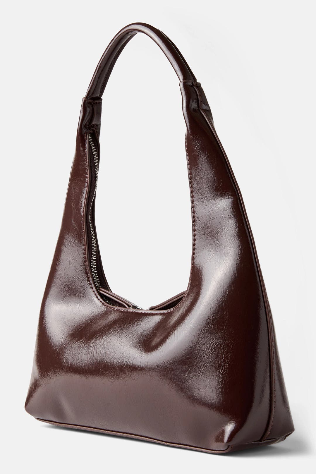 Brown Patent Leather Gia Bag by 8 OTHER REASONS | Rent the Runway