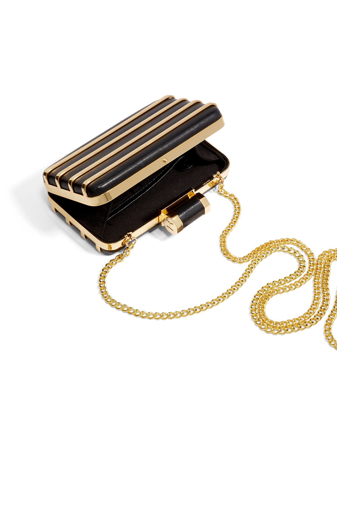 Gold Bar Minaudiere by HALSTON Handbags 1