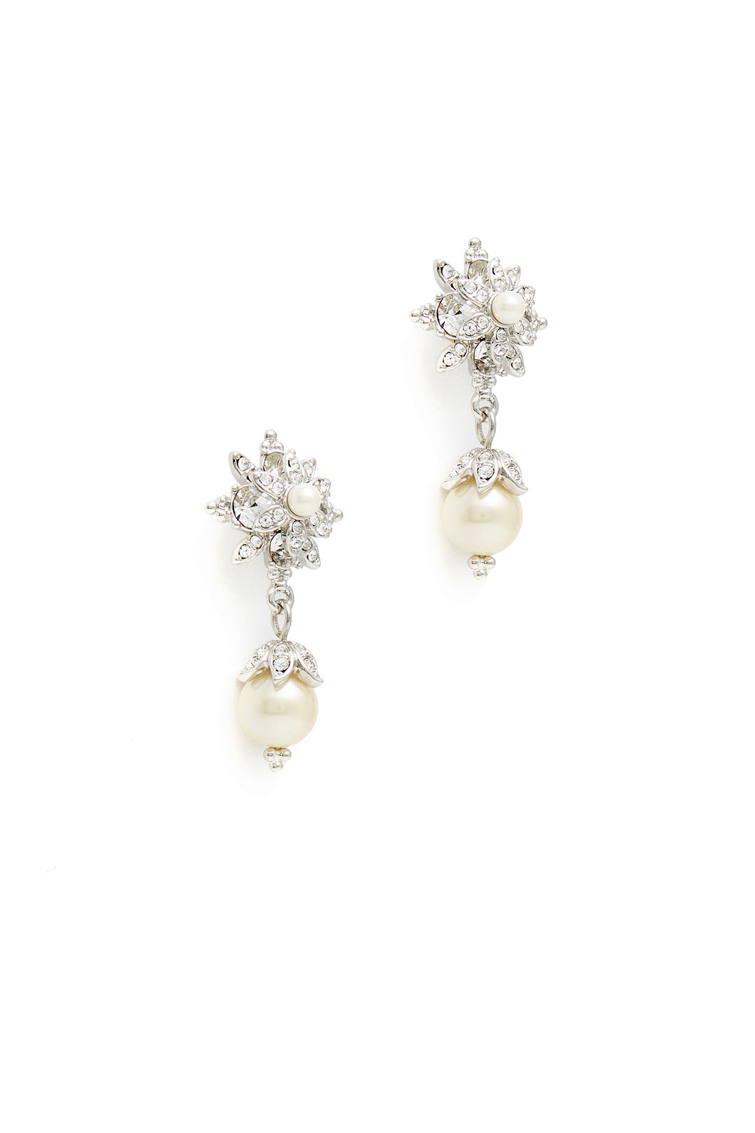 Pearl Post Drop Earrings  by Marchesa Jewelry 1