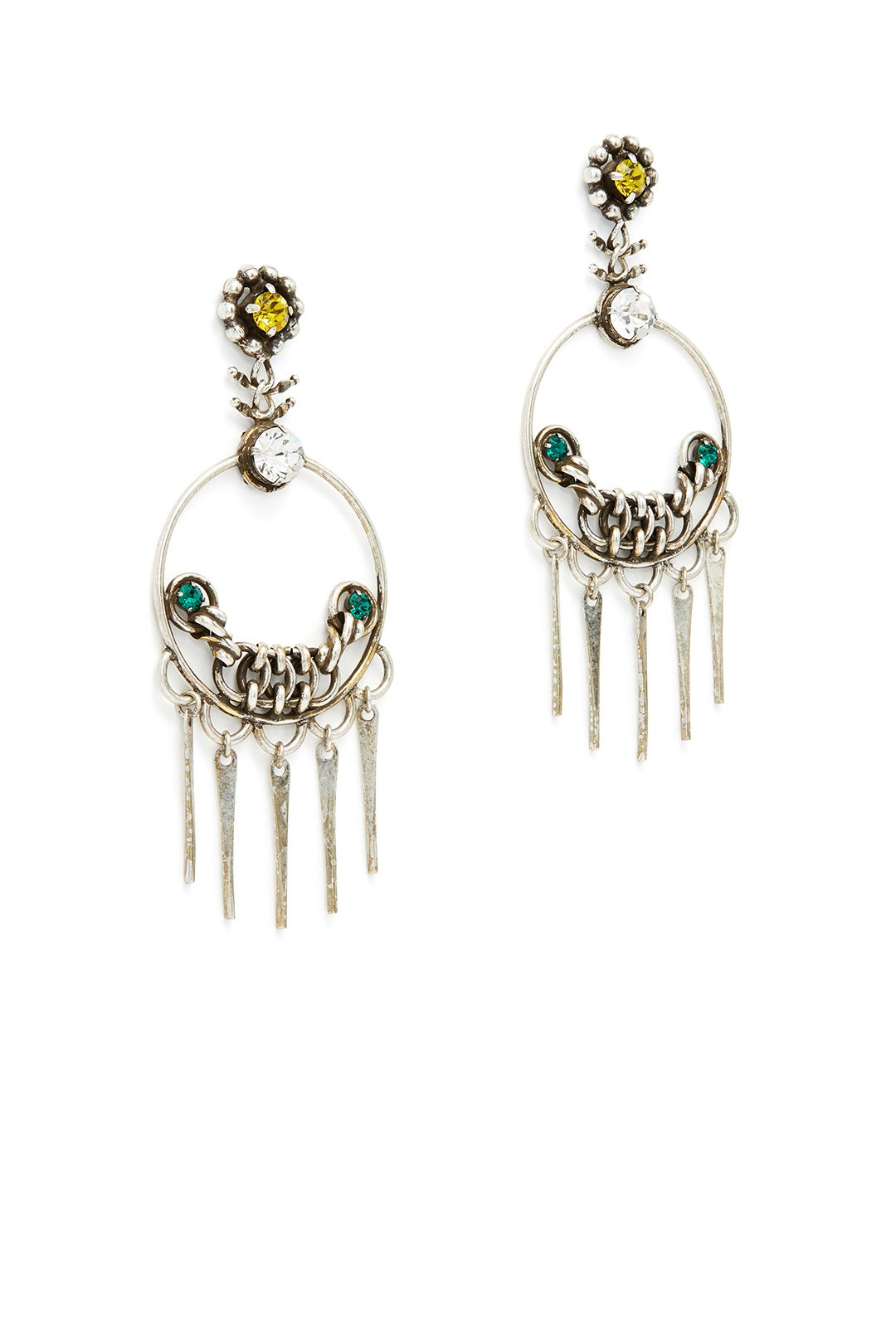 Silver Tukker Earrings by Dannijo 1