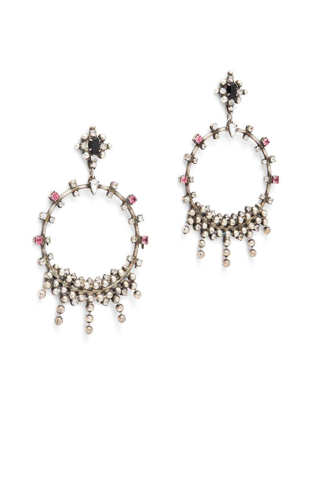 Silver Lauren Earrings by Dannijo 1