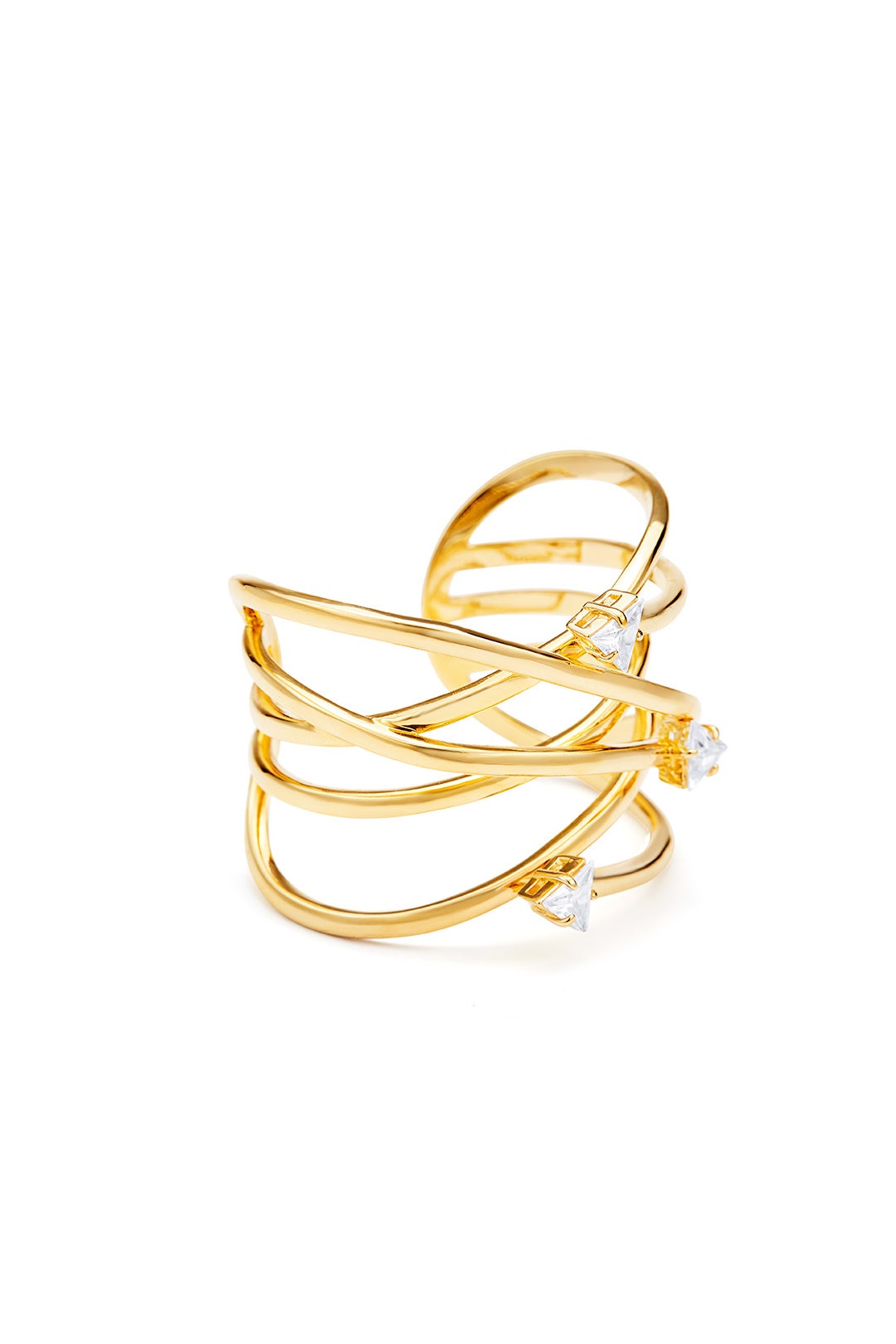 Gold Swirl Cuff by Sarah Magid 1