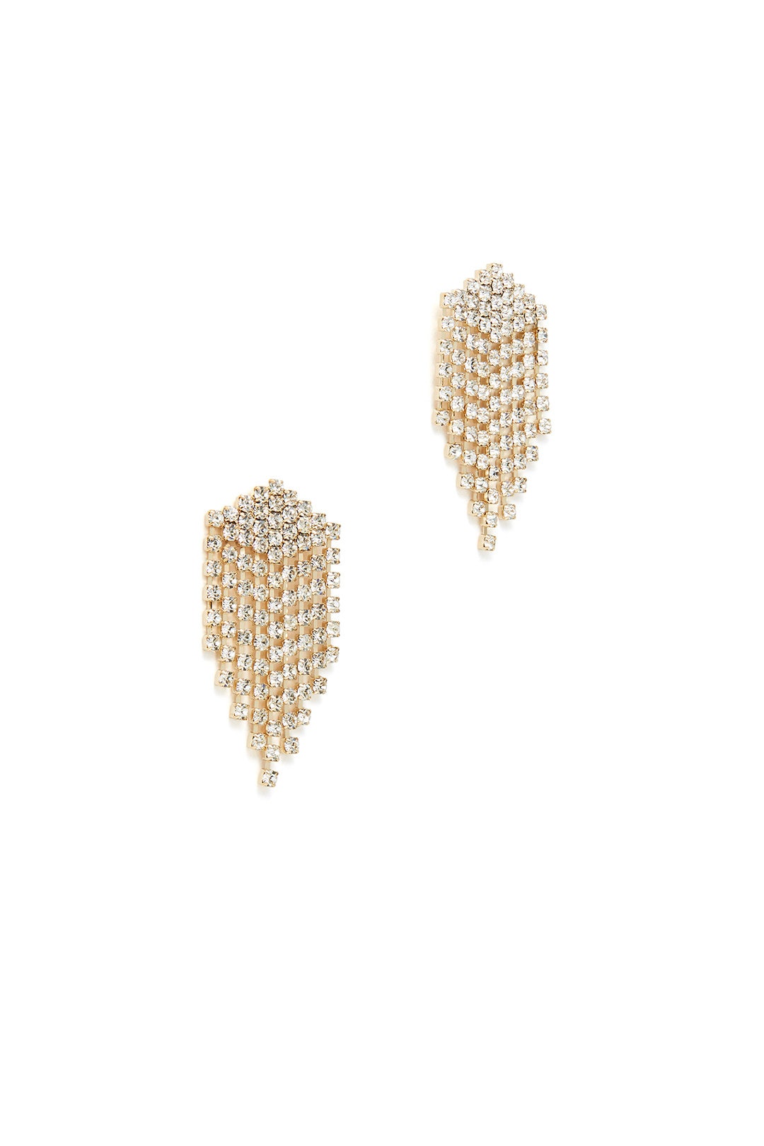 Crystal Fringe Earrings by Slate & Willow Accessories 1