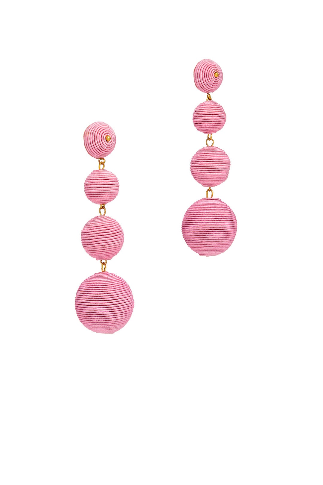 Pink Wrap Drop Earrings by Kenneth Jay Lane 1